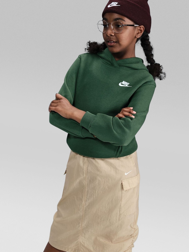 Nike Fir Green Club Fleece Pullover Hoodie - Image 6 of 6 Nike Fir Green Club Fleece Pullover Hoodie - Image 6 of 6