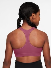 Nike Beet Pink Dri-FIT Swoosh Support Bra - Image 2 of 3