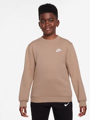 Nike Natural Hemp Club Fleece Sweatshirt - Image 1 of 3