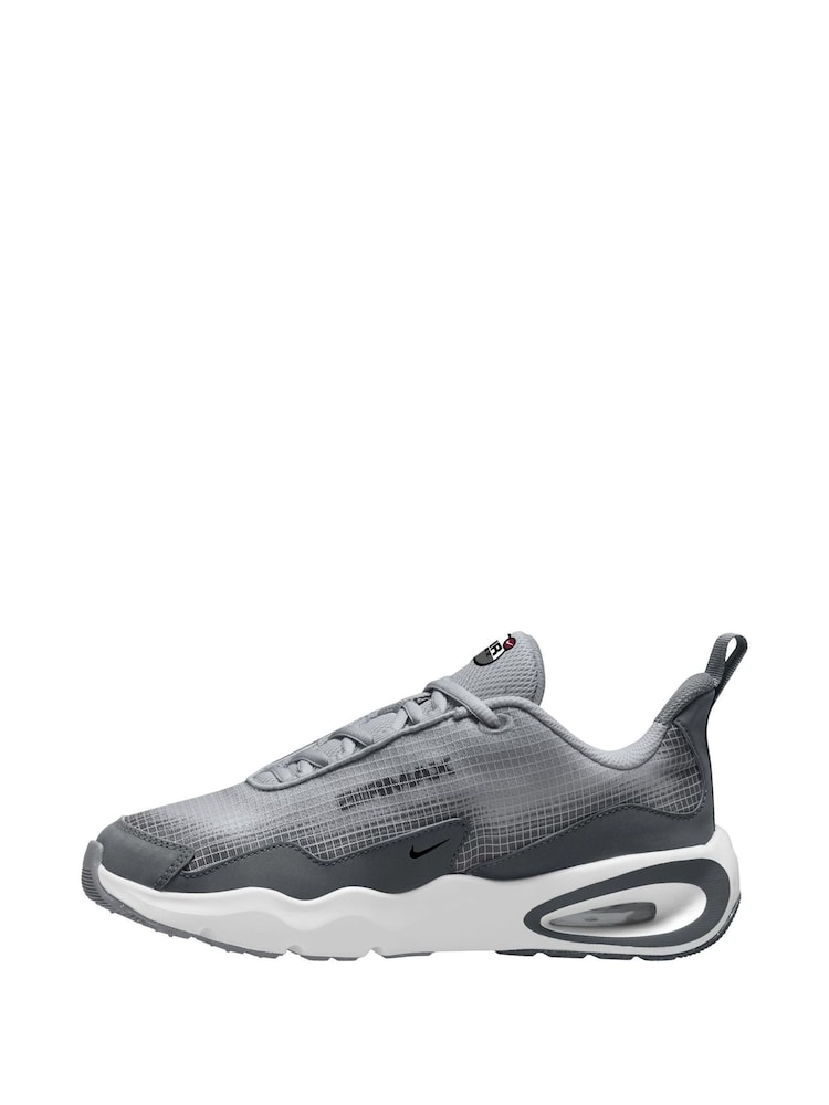 Nike Wolf Grey/White Youth Air Max Nova Trainers - Image 2 of 4 Nike Wolf Grey/White Youth Air Max Nova Trainers - Image 2 of 4