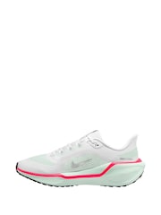 Nike White/Pink and Green Youth Air Zoom Pegasus 41 Running Trainers - Image 2 of 4