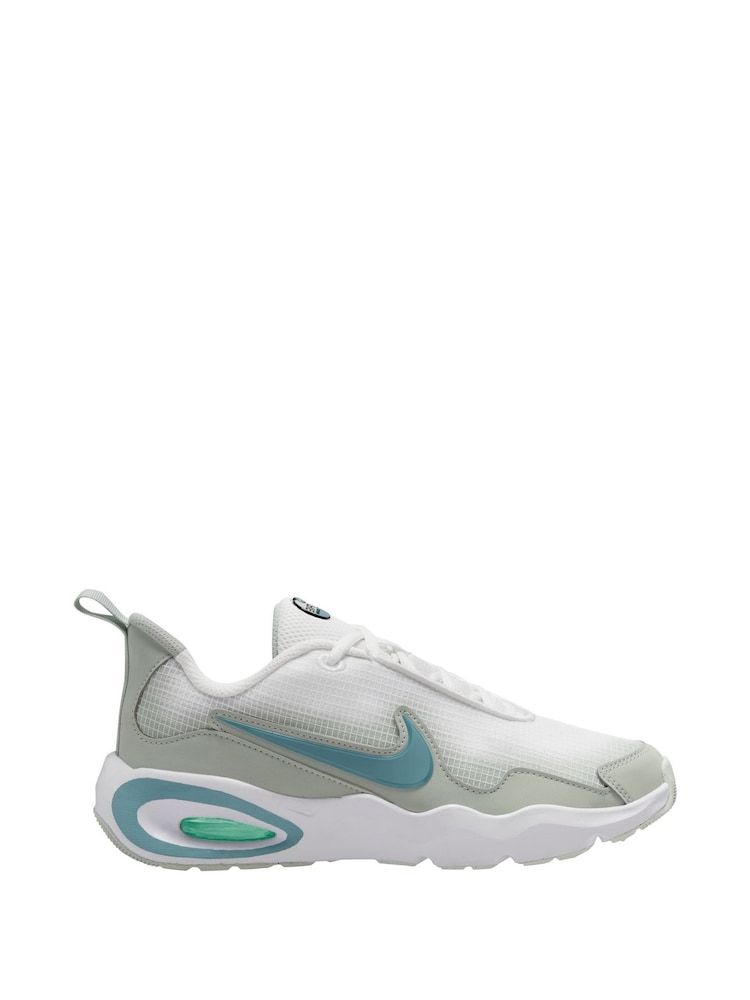 Nike Off White/Denim Turq Blue Youth Air Max Nova Trainers - Image 1 of 4 Nike Off White/Denim Turq Blue Youth Air Max Nova Trainers - Image 1 of 4