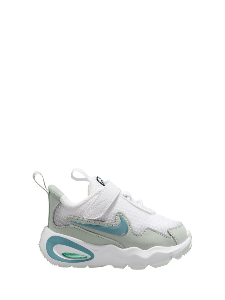 Nike Off White/Denim Turq Blue Infant Air Max Nova Trainers - Image 1 of 4 Nike Off White/Denim Turq Blue Infant Air Max Nova Trainers - Image 1 of 4