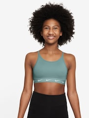 Nike Cannon Green Dri-FIT One Sports Bra - Image 1 of 3