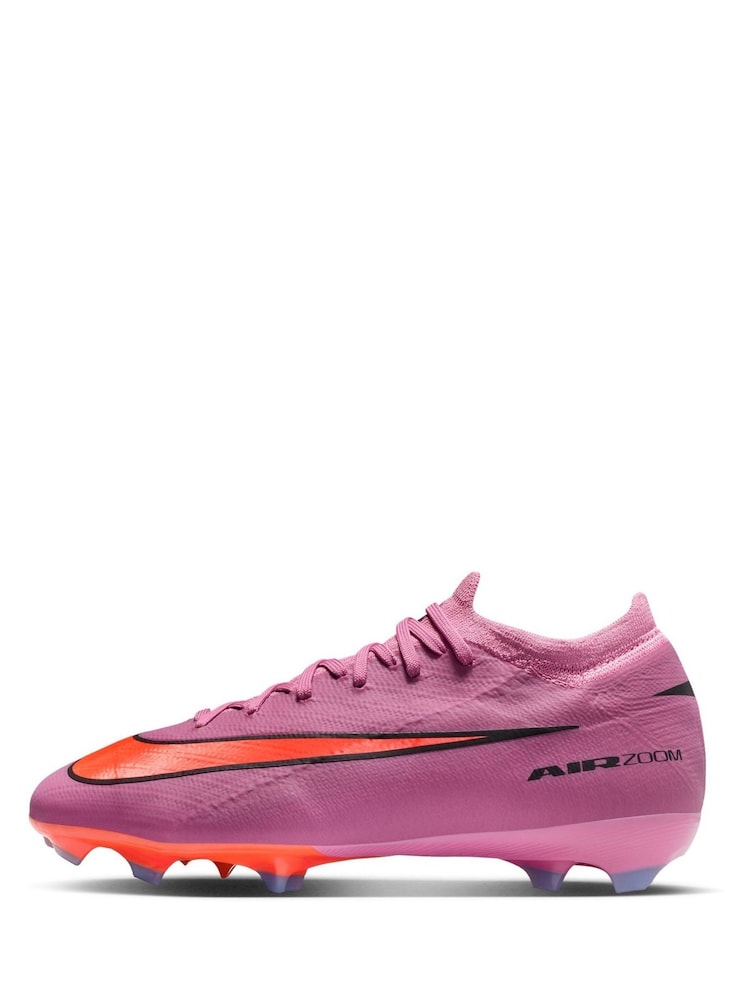 Nike Pink Mercurial Vapor 16 Pro Firm Ground Low Football Boots - Image 2 of 11 Nike Pink Mercurial Vapor 16 Pro Firm Ground Low Football Boots - Image 2 of 11