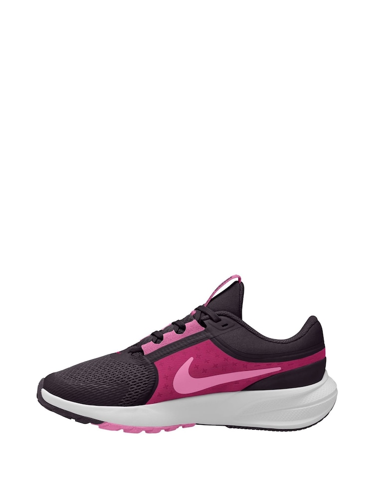 Nike Black/Hyper Pink Youth Star Runner 5 Trainers - Image 2 of 4 Nike Black/Hyper Pink Youth Star Runner 5 Trainers - Image 2 of 4