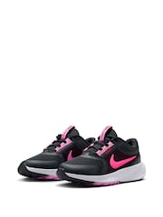 Սև/Գերվարդագույն - Nike Youth Star Runner 5 մարզակոշիկներ - Պատկեր 5 11-ից