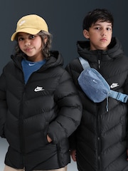 Nike Black Longline Puffer Jacket - Image 4 of 4