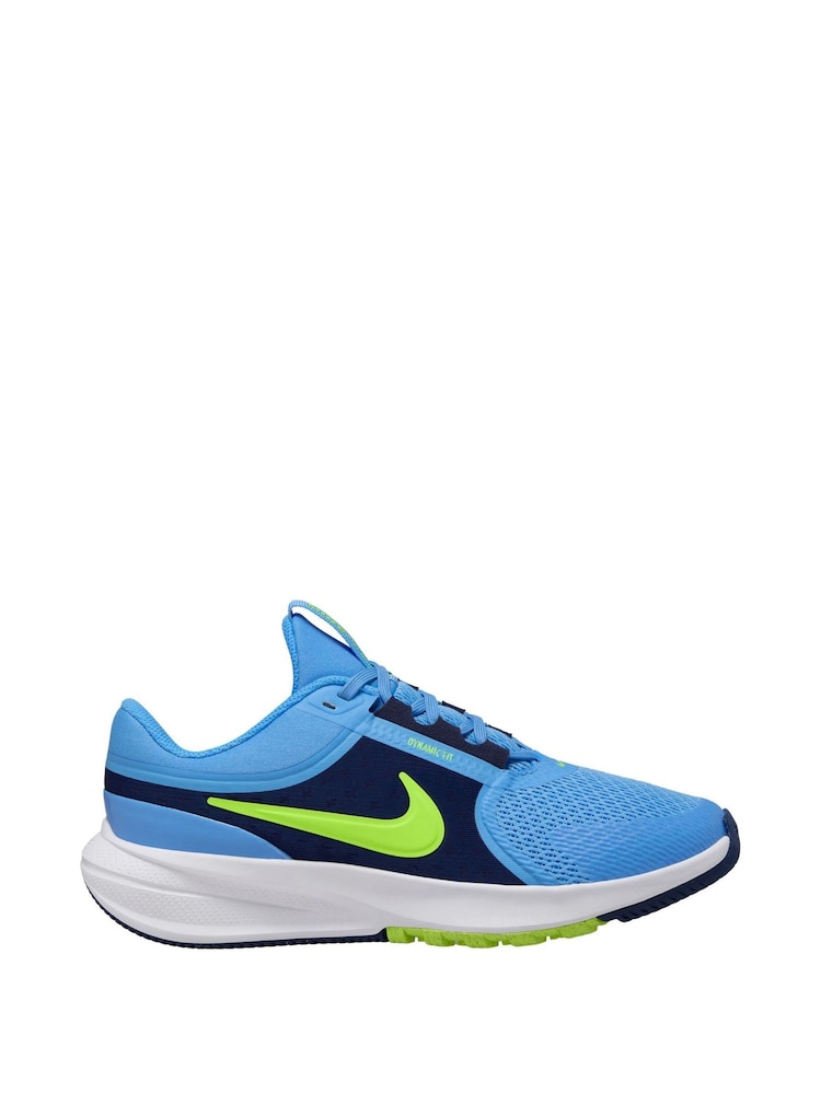 Nike University Blue Volt Youth Star Runner 5 Trainers - Image 1 of 4