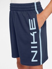 Nike Midnight Navy Multi Dri-FIT Fleece Shorts - Image 3 of 3