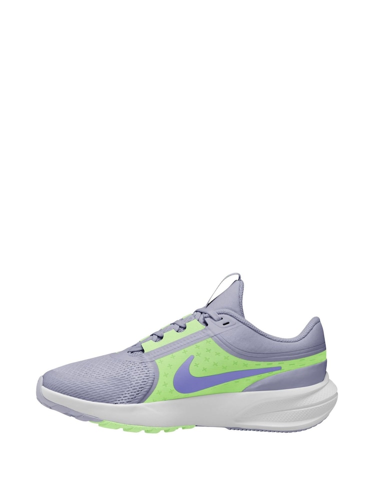 Nike Ghost Grey/Volt Yellow Youth Star Runner 5 Trainers - Image 2 of 4 Nike Ghost Grey/Volt Yellow Youth Star Runner 5 Trainers - Image 2 of 4