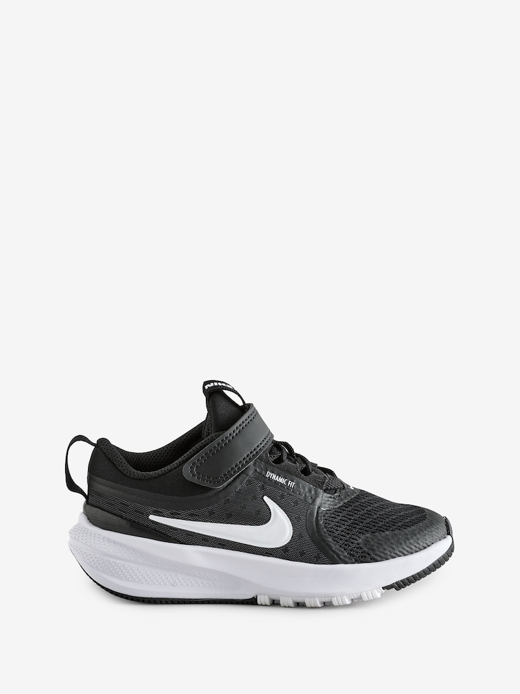 Nike Black/White Junior Star Runner 5 Trainers - Image 1 of 10