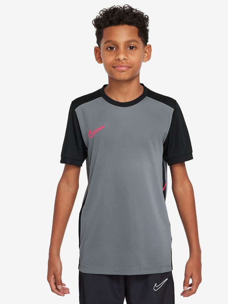 Nike Cool Grey Academy 25 Dri-FIT Football Shirt - Image 1 of 3 Nike Cool Grey Academy 25 Dri-FIT Football Shirt - Image 1 of 3
