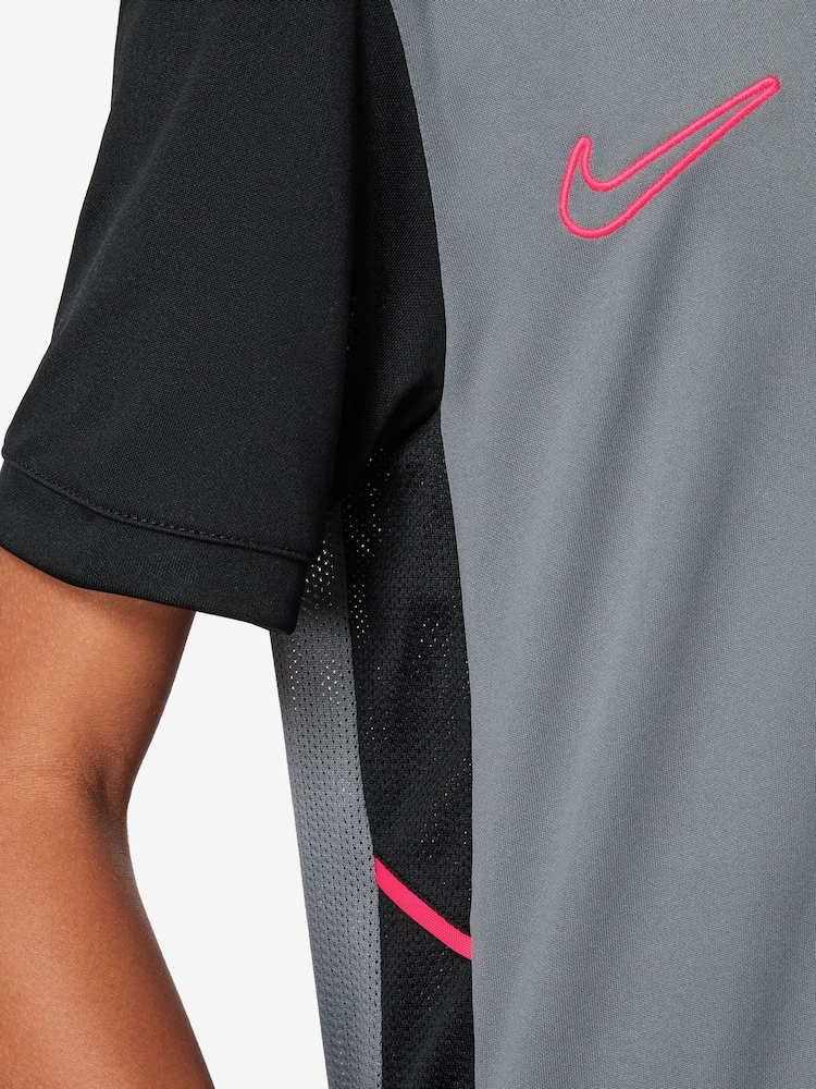 Nike Cool Grey Academy 25 Dri-FIT Football Shirt - Image 3 of 3 Nike Cool Grey Academy 25 Dri-FIT Football Shirt - Image 3 of 3