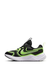 Nike Black/Volt Junior Cosmic Running Trainers - Image 2 of 9