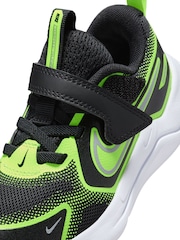 Nike Black/Volt Junior Cosmic Running Trainers - Image 8 of 9