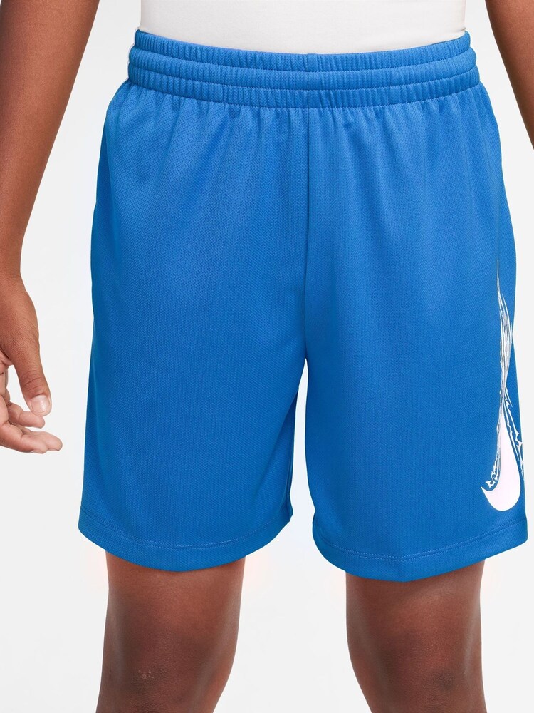 Nike Photo Blue Multi Dri-FIT Shorts - Image 1 of 4 Nike Photo Blue Multi Dri-FIT Shorts - Image 1 of 4