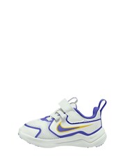 Nike White/Blue Infant Cosmic Running Trainers - Image 2 of 5