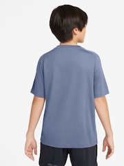 Nike World Indigo Blue Multi Dri-FIT Short Sleeve T-Shirt - Image 2 of 3