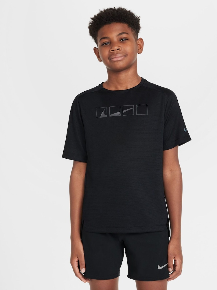 Nike Black Multi Tech Dri-FIT T-Shirt - Image 1 of 4