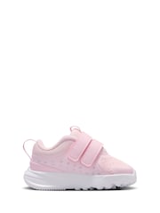Nike White/Pink Foam Infant Star Runner 5 Trainers - Image 3 of 9