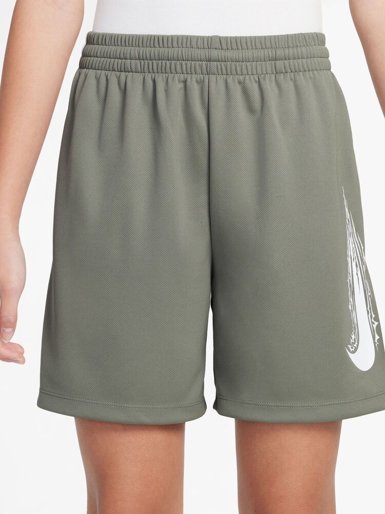 Nike Army Green Multi Dri-FIT Shorts - Image 1 of 4 Nike Army Green Multi Dri-FIT Shorts - Image 1 of 4