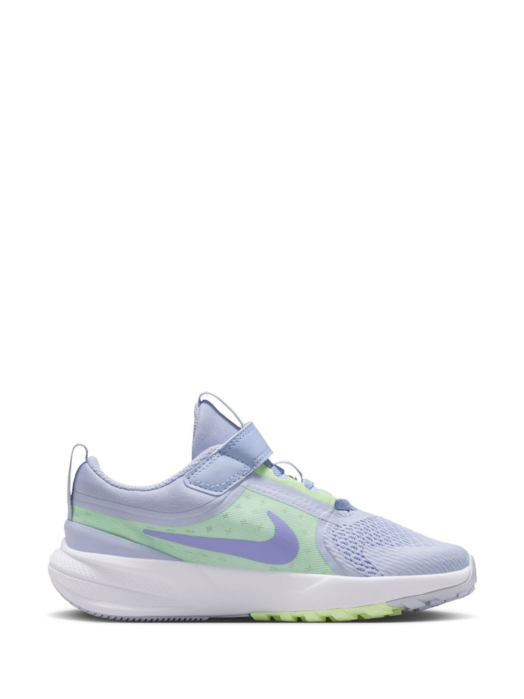 Nike Ghost Grey/Volt Yellow Junior Star Runner 5 Trainers - Image 2 of 10 Nike Ghost Grey/Volt Yellow Junior Star Runner 5 Trainers - Image 2 of 10