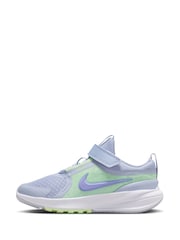 Nike Ghost Grey/Volt Yellow Junior Star Runner 5 Trainers - Image 4 of 10