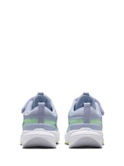 Nike Ghost Grey/Volt Yellow Junior Star Runner 5 Trainers - Image 7 of 10