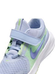 Nike Ghost Grey/Volt Yellow Junior Star Runner 5 Trainers - Image 9 of 10