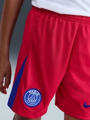 Nike Red PSG 2025/26 Stadium Third Football Shorts - Image 3 of 5