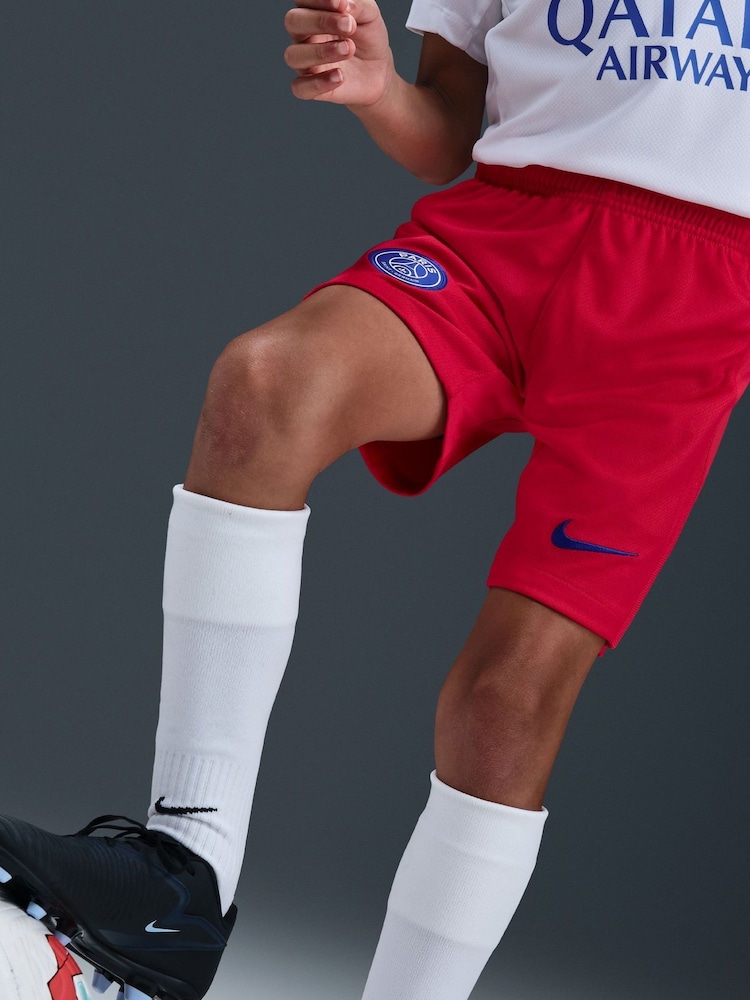 Nike Red PSG 2025/26 Stadium Third Football Shorts - Image 5 of 5