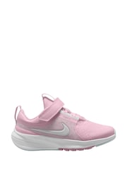 Nike White/Pink Foam Junior Star Runner 5 Trainers - Image 1 of 11