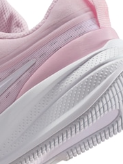 Nike White/Pink Foam Junior Star Runner 5 Trainers - Image 10 of 11