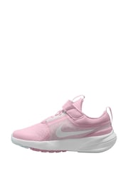 Nike White/Pink Foam Junior Star Runner 5 Trainers - Image 2 of 11