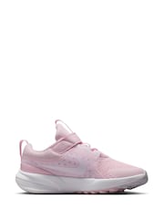Nike White/Pink Foam Junior Star Runner 5 Trainers - Image 3 of 11