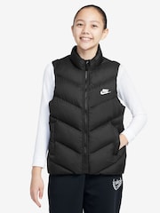 Nike Black Synthetic Filled Padded Gilet - Image 1 of 3