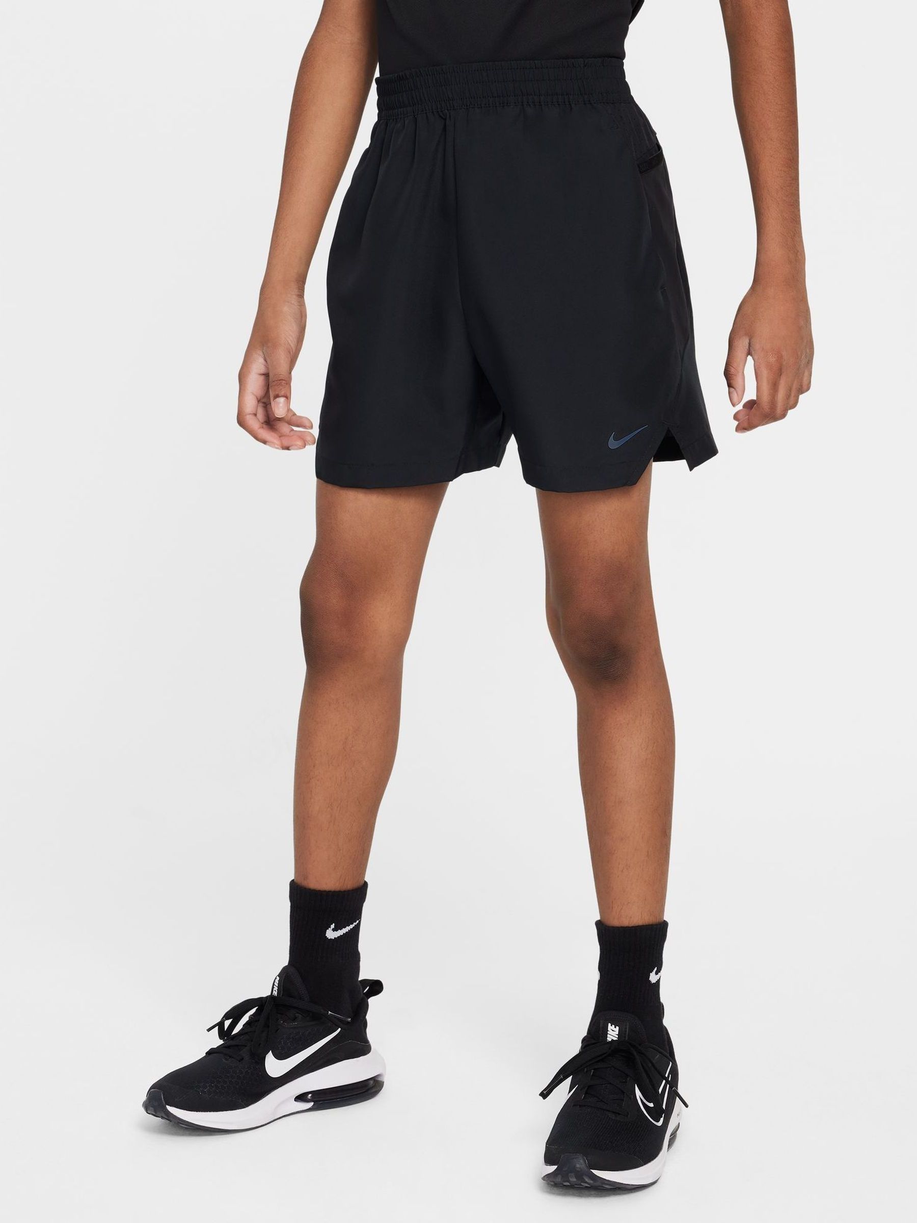 black nike mesh shorts
