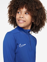 Nike Royal Blue Dri-FIT Academy 25 Half Zip Drill Top - Image 3 of 3