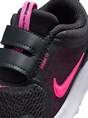 Nike Black/Hyper Pink Infant Star Runner 5 Trainers - Image 9 of 10