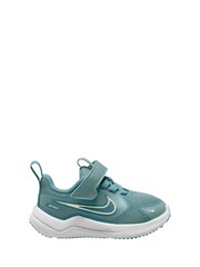 Nike Denim Turq Blue Infant Cosmic Running Trainers - Image 1 of 5