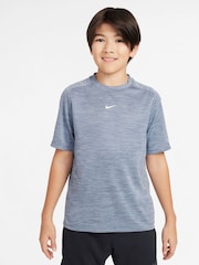 Nike World Indigo Blue Dri-FIT Short Sleeve T-Shirt - Image 1 of 3