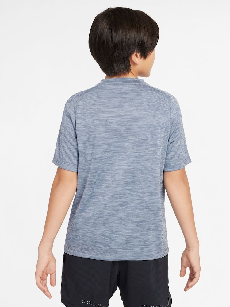 Nike World Indigo Blue Dri-FIT Short Sleeve T-Shirt - Image 3 of 3