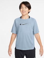 Nike Royal Blue Multi Tech Dri-FIT T-Shirt - Image 1 of 3