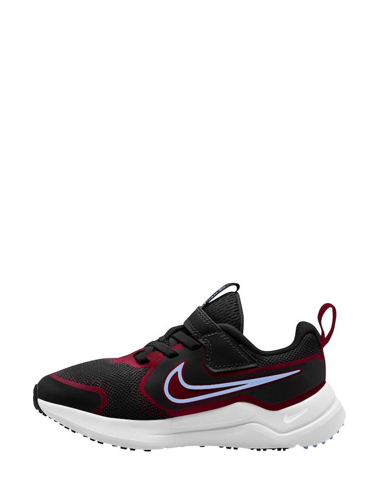 Nike Black/Team Red Junior Cosmic Running Trainers - Image 2 of 4 Nike Black/Team Red Junior Cosmic Running Trainers - Image 2 of 4