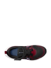 Nike Black/Team Red Junior Cosmic Running Trainers - Image 3 of 4