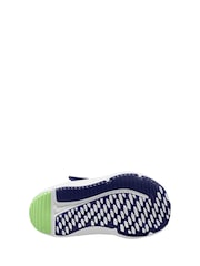 Nike Navy Volt Infant Cosmic Running Trainers - Image 4 of 5
