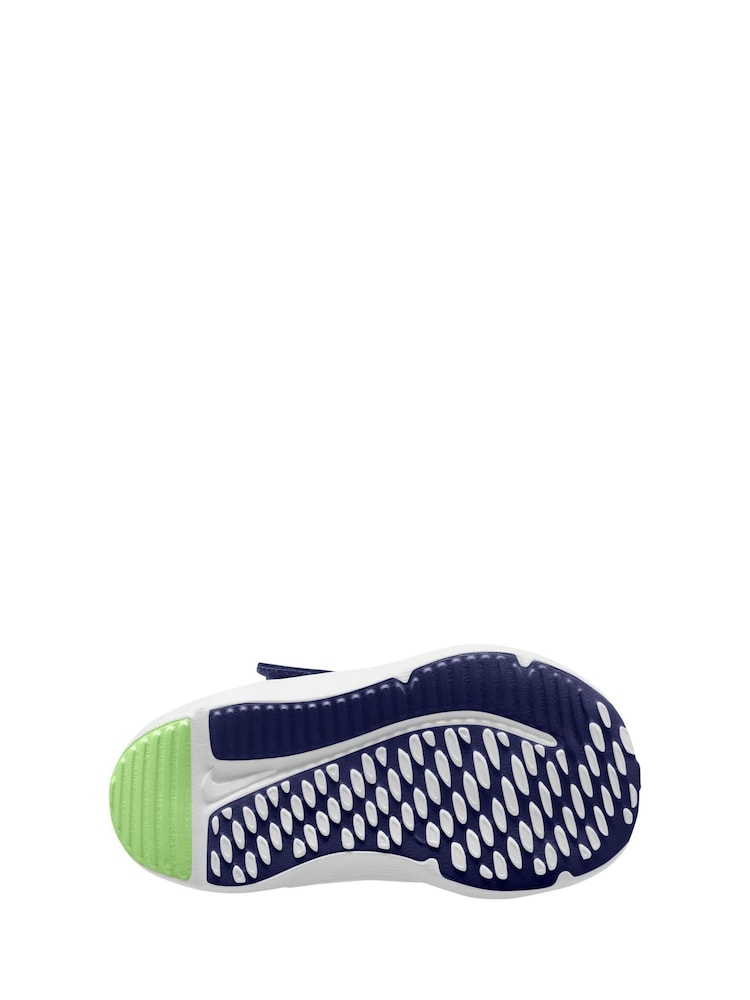 Nike Navy Volt Infant Cosmic Running Trainers - Image 4 of 4 Nike Navy Volt Infant Cosmic Running Trainers - Image 4 of 4