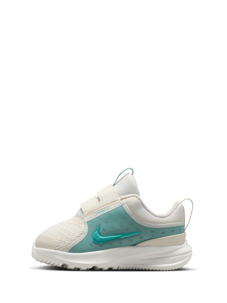 Nike Washed Teal/White Infant Star Runner 5 Trainers - Image 2 of 10 Nike Washed Teal/White Infant Star Runner 5 Trainers - Image 2 of 10