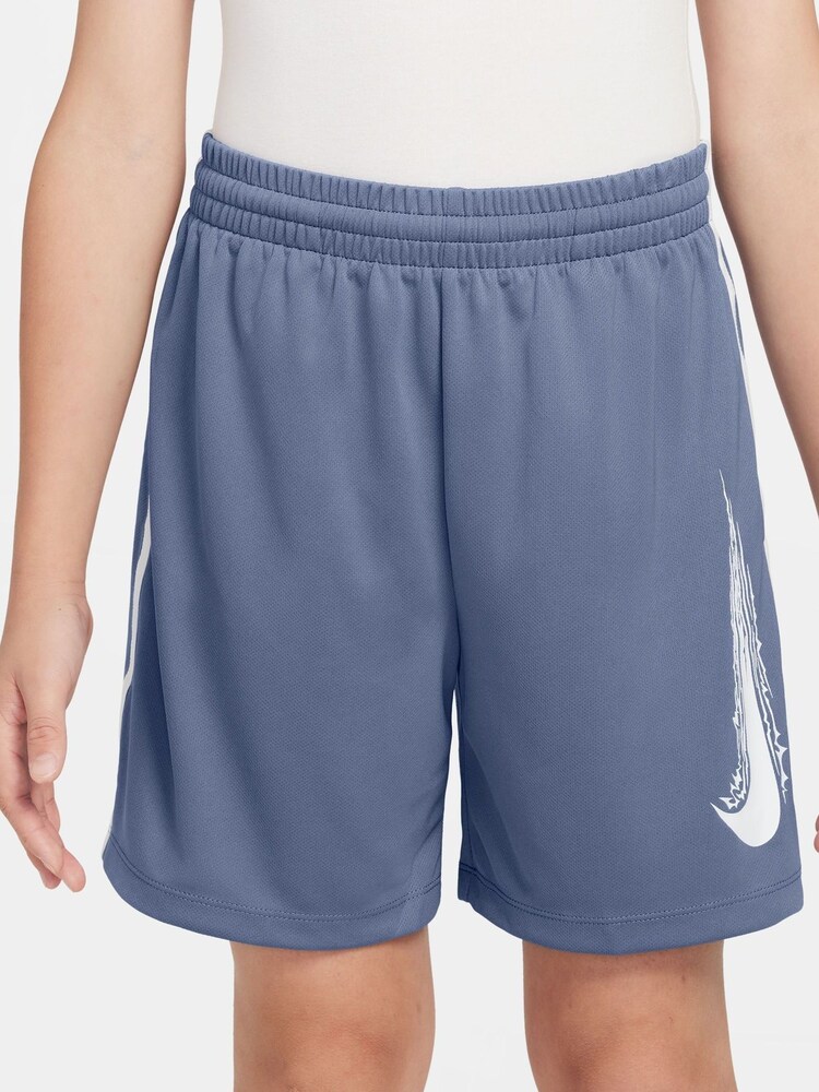 Nike World Indigo Blue Multi Dri-FIT Shorts - Image 1 of 4 Nike World Indigo Blue Multi Dri-FIT Shorts - Image 1 of 4